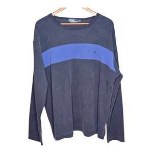 Vintage Polo Ralph Lauren Long Sleeve Crew Neck Pullover Sweater Casual Mens XXL